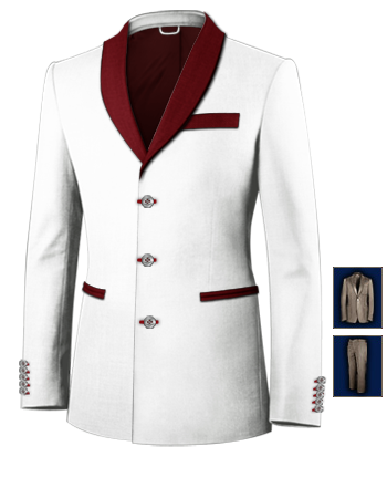 Hollywood Suits Uk with 3 Buttons, Single Breasted
