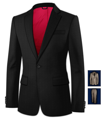 Teddy Boy Style Drape Suits For Sale with 1 Button, Single Breasted