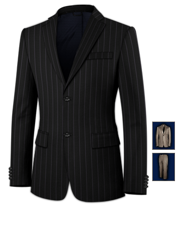Slim Suits with 2 Buttons, Single Breasted