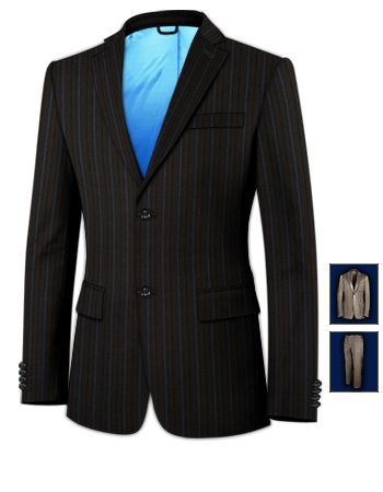 Nero Suits with 2 Buttons, Single Breasted