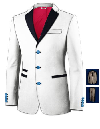 Fancy Dress Suits And Tailoring with 3 Buttons, Single Breasted