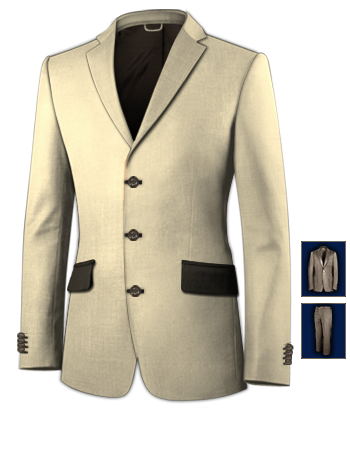 Tailored Suits Coventry with 3 Buttons, Single Breasted