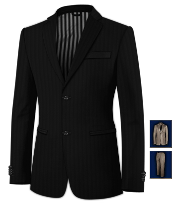 Taylor Made Suit Glasgow with 2 Buttons, Single Breasted