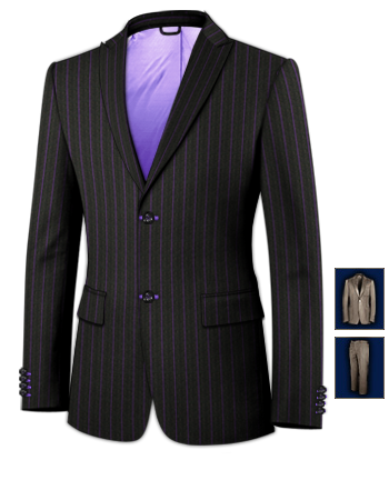 Falmouth Suit Shops with 2 Buttons, Single Breasted
