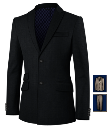 Suits For 16 Year Olds with 2 Buttons, Single Breasted