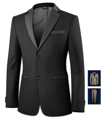 Lounge Suit Bespoke with 2 Buttons, Single Breasted