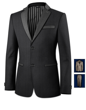 Suits Italian with 2 Buttons, Single Breasted