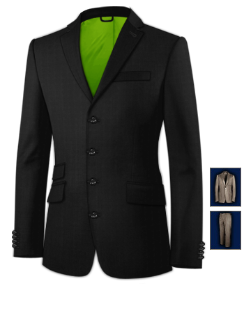 Suits For Men Dublin with 4 Buttons, Single Breasted