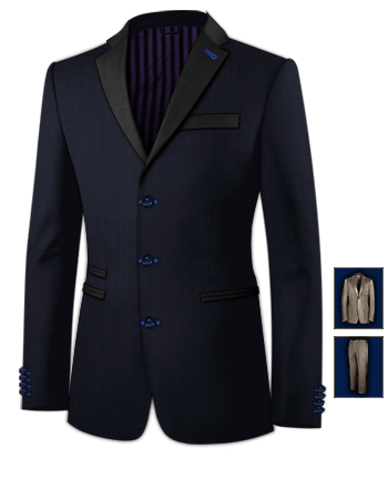 Find Suit Jackets with 3 Buttons, Single Breasted