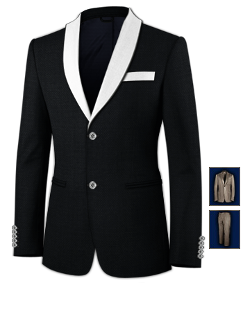 Cheap Suits For Men with 2 Buttons, Single Breasted